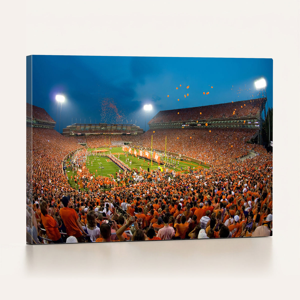 26196-MGV-CV-36X24 - Clemson University Tigers Football Team Print, Clemson