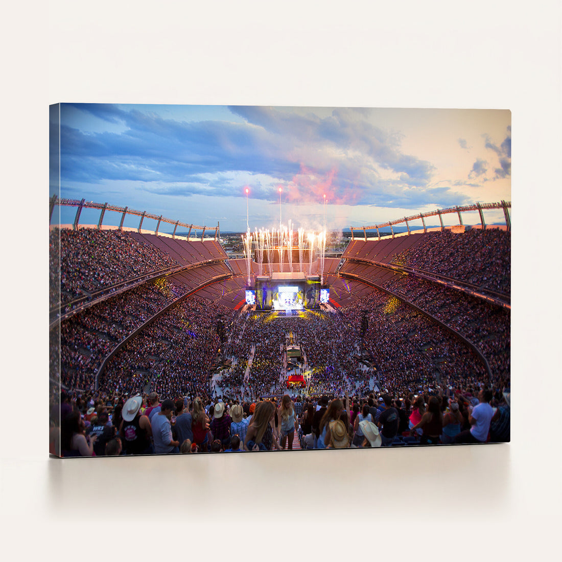 Denver Broncos Football Team Print Canvas, Empower Field