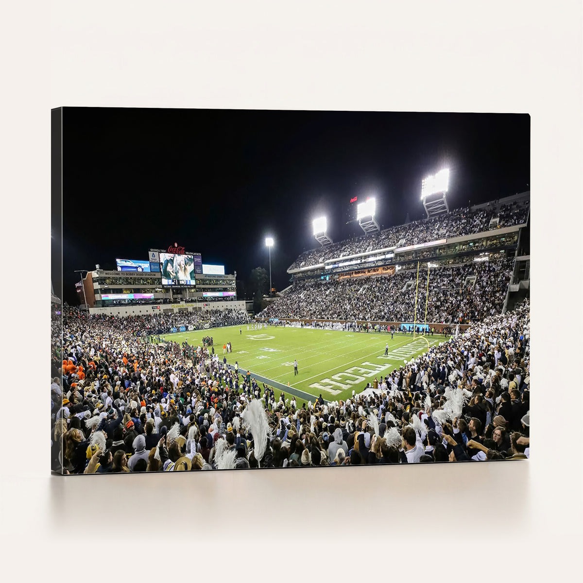 49339-MGV-CV-36X24 - Georgia Tech Yellow Jackets Football Team Print, Atlanta