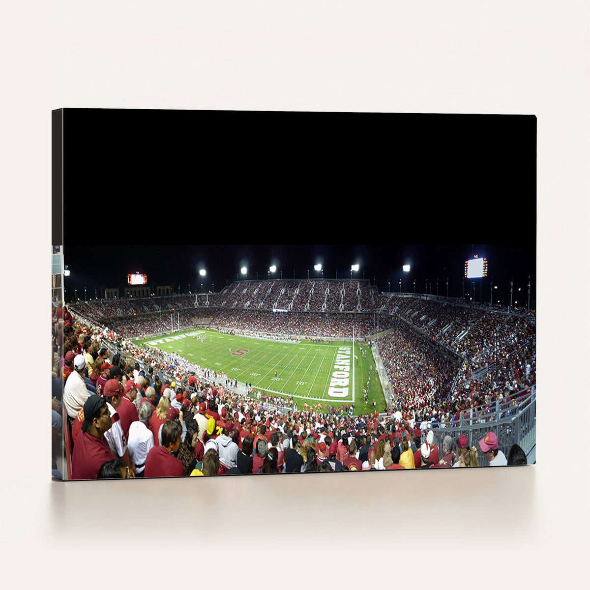 24884-PAN-FL-20X10 - Stanford University Cardinal Football Team Print - Stanford Stadium Wall Art Canvas Print
