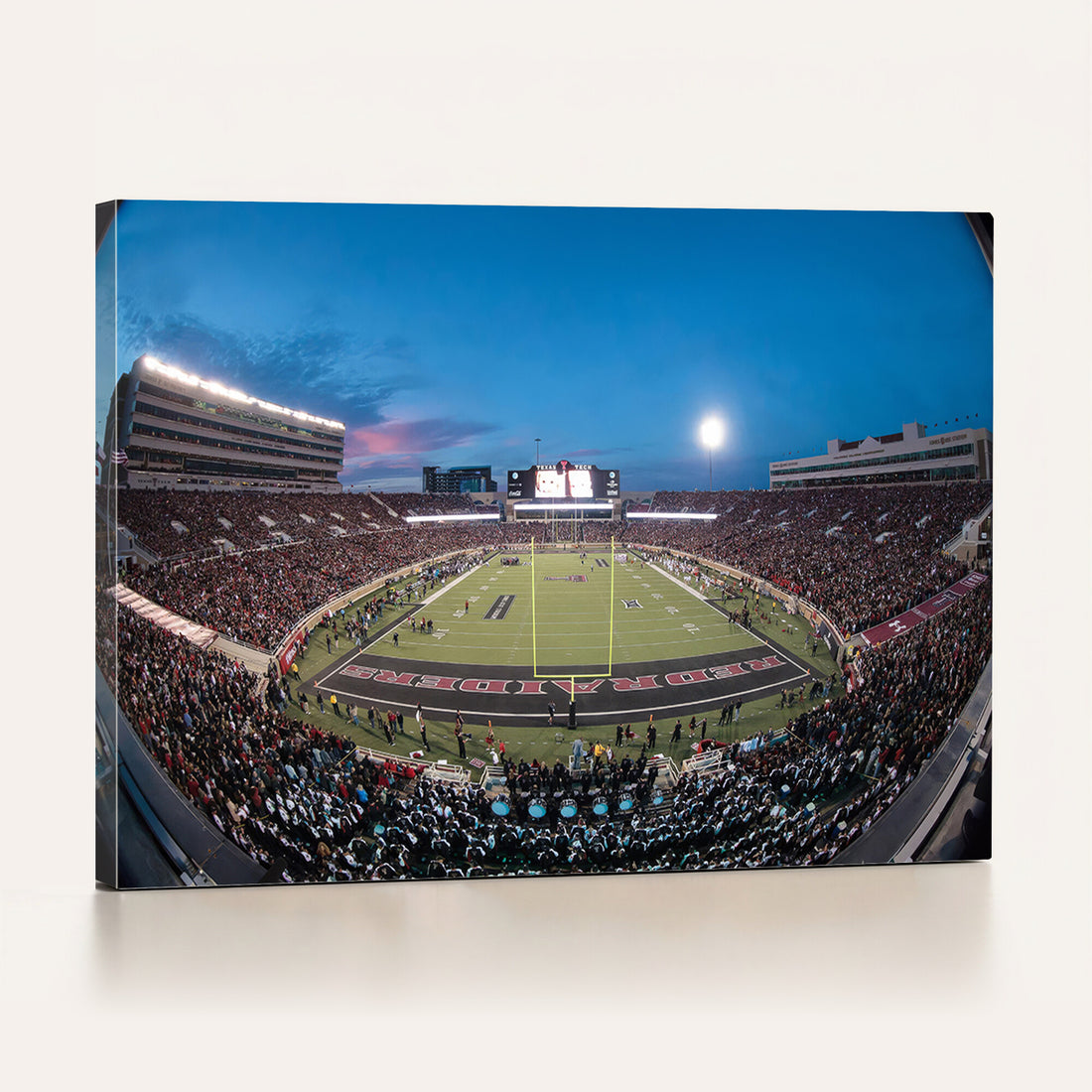 Texas Tech Red Raiders Canvas, Framed Football Team Print