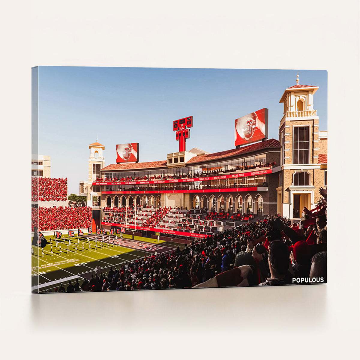 89744-MGV-CV-36X24 - Jones AT&T Stadium Texas Tech Red Raiders Wall Art