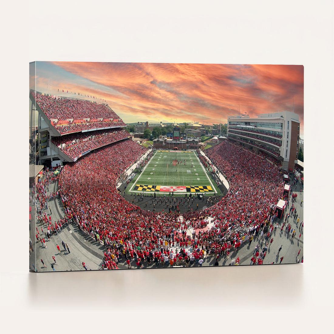 University of Maryland Terrapins Football Team Print, Framed and Ready to Hang
