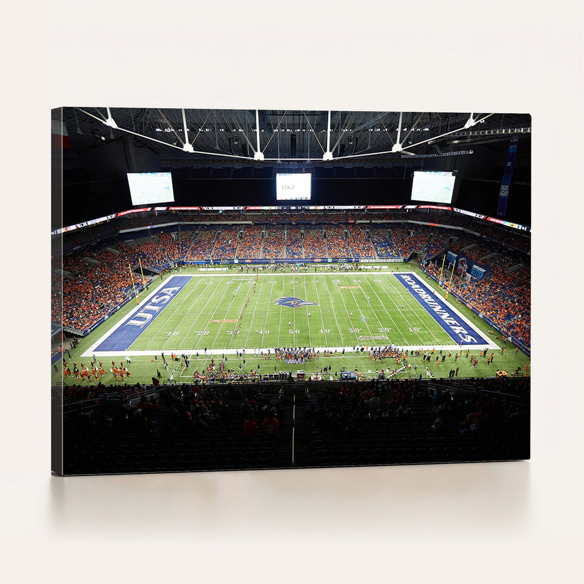 98617-MGV-CV-36X24 - The University of Texas at San Antonio Roadrunners Football Team Print, San Antonio Alamodome