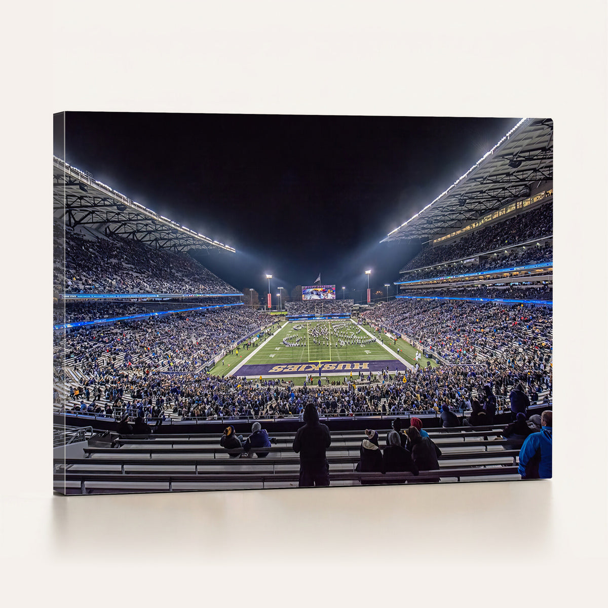 85780-MGV-CV-36X24 - The University of Washington Huskies Football Team Print, Extra Large Game Room Wall Decor