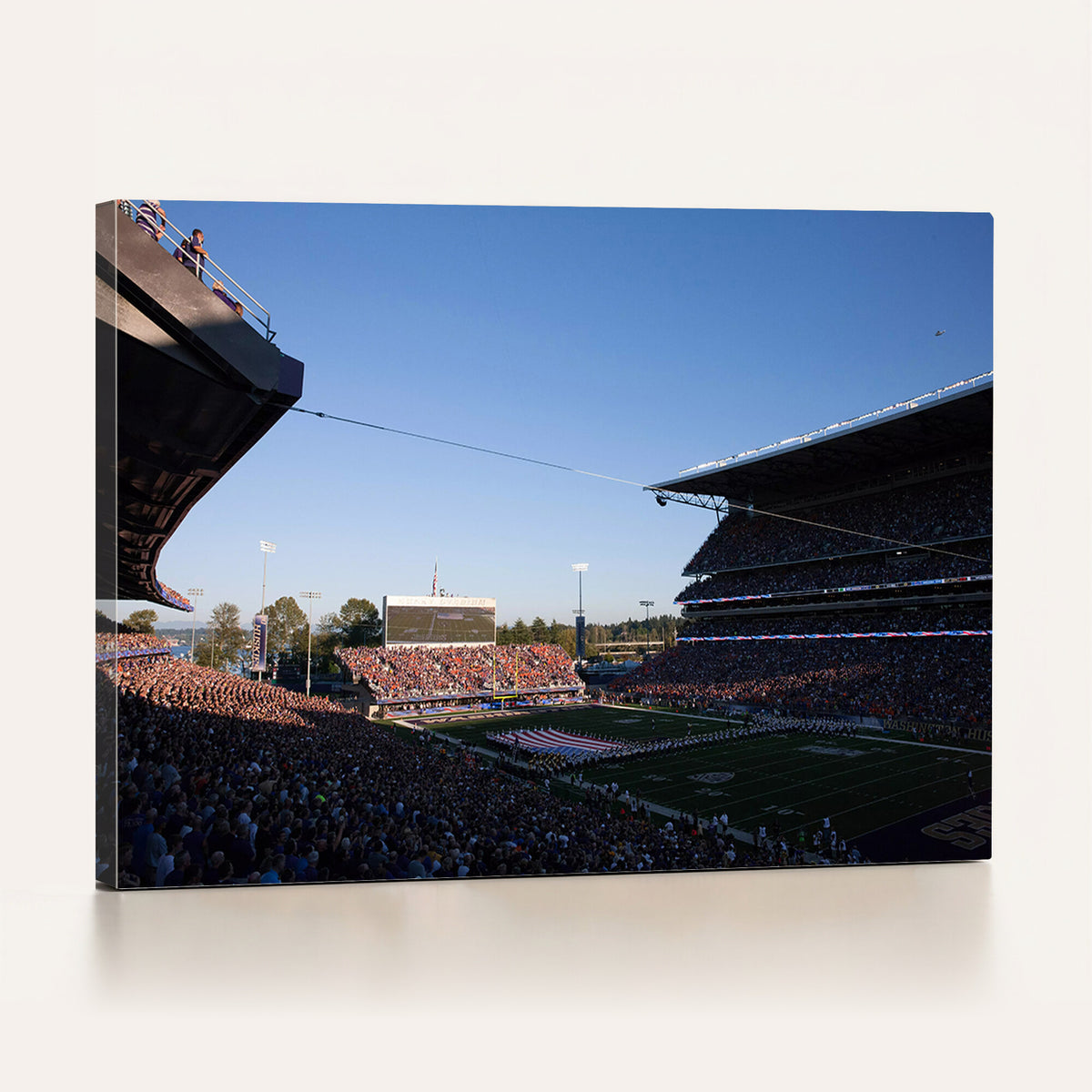 55028-MGV-CV-36X24 - The University of Washington Huskies Football Team Print