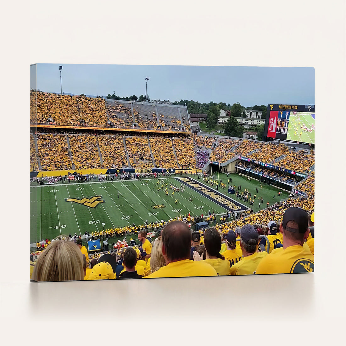 Puskar Stadium Canvas Print Wall Art, Morgantown Print