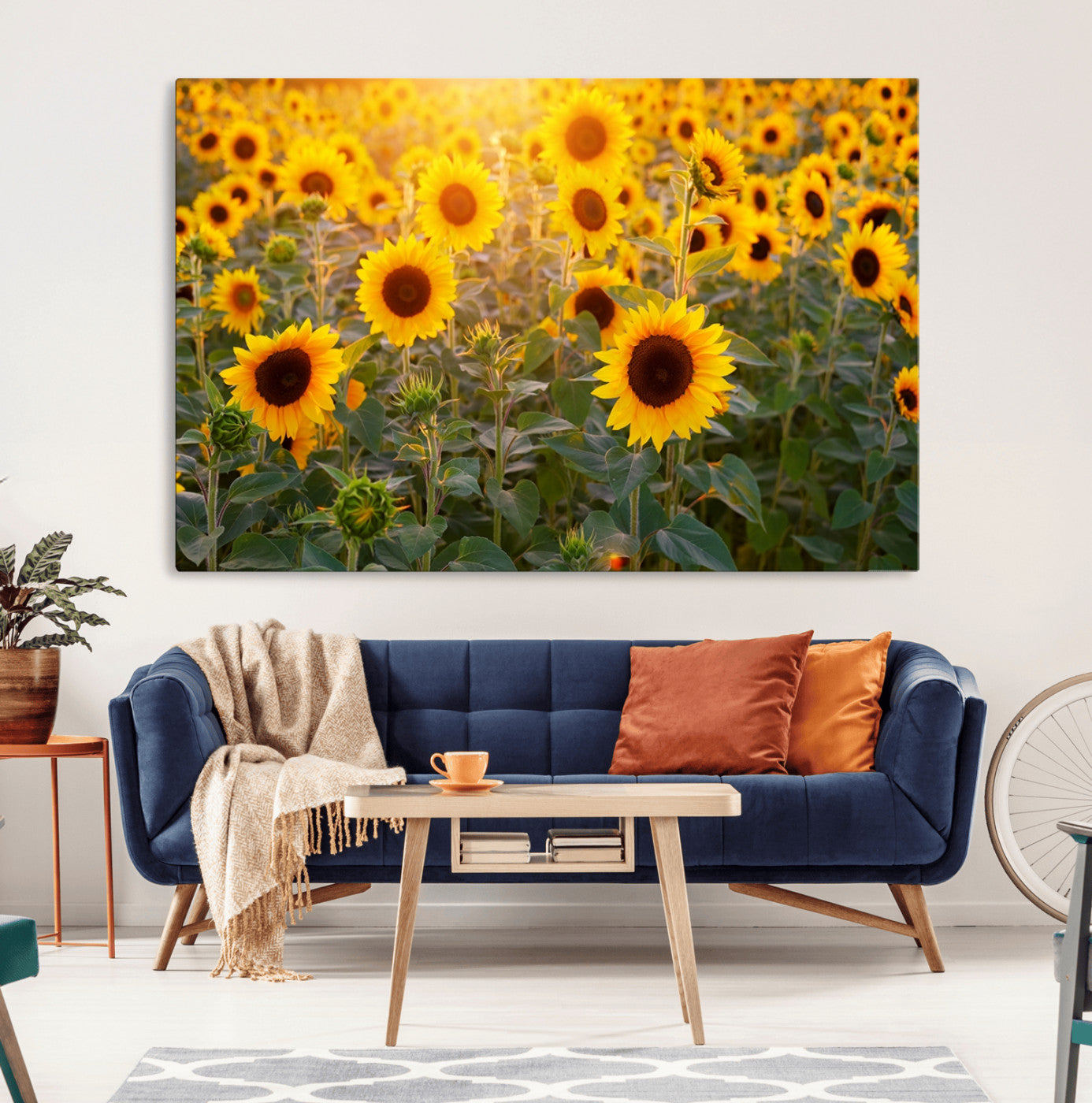 53685-MGV-CV-36X24-Sunflower Sunshine Wall Art Canvas Print