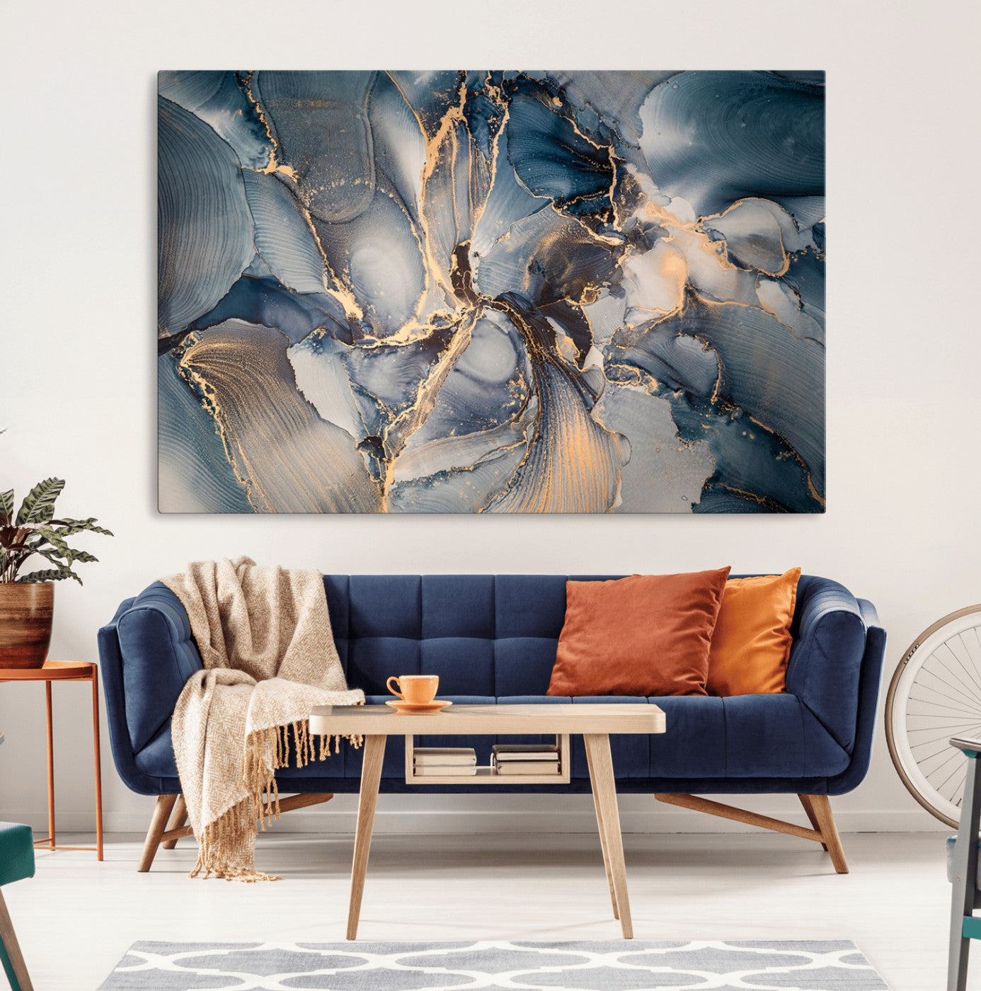 MGV-CV-36X24 - Abstract Wall Art Canvas Print for Modern Home Decor