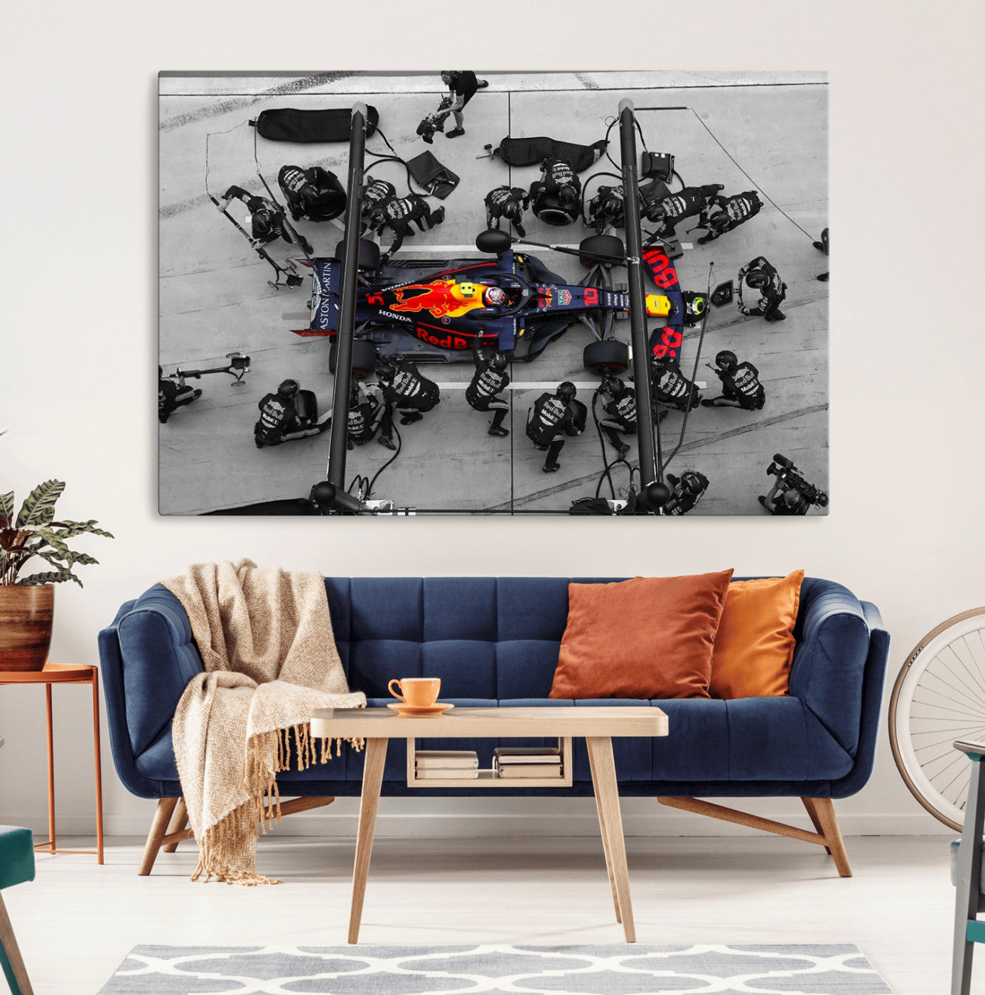 -RedBull Formula 1 Canvas Wall Art Print