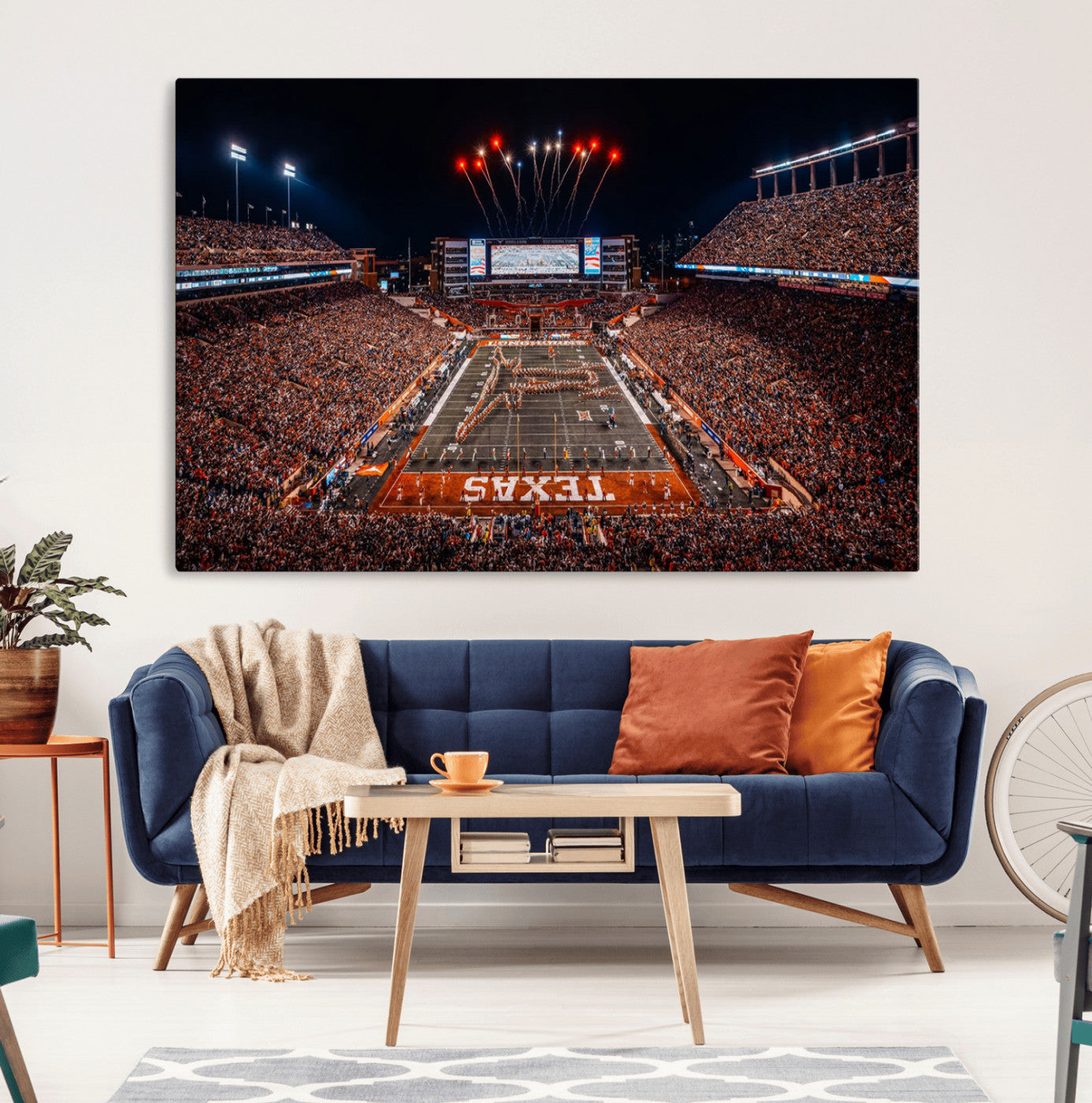 MGV-CV-36X24 - Texas Memorial Stadium Wall Art Canvas Print