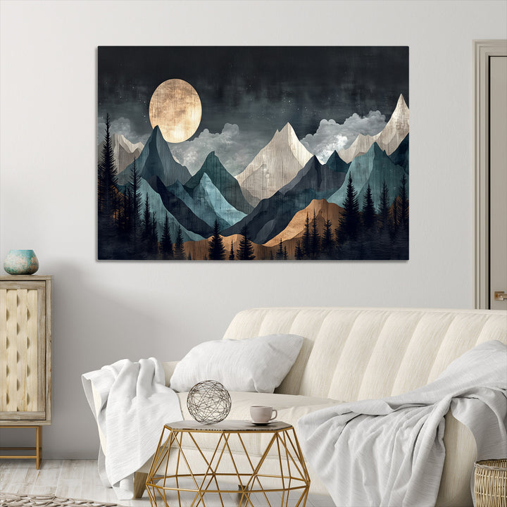 Framed Wall Art Canvas Print