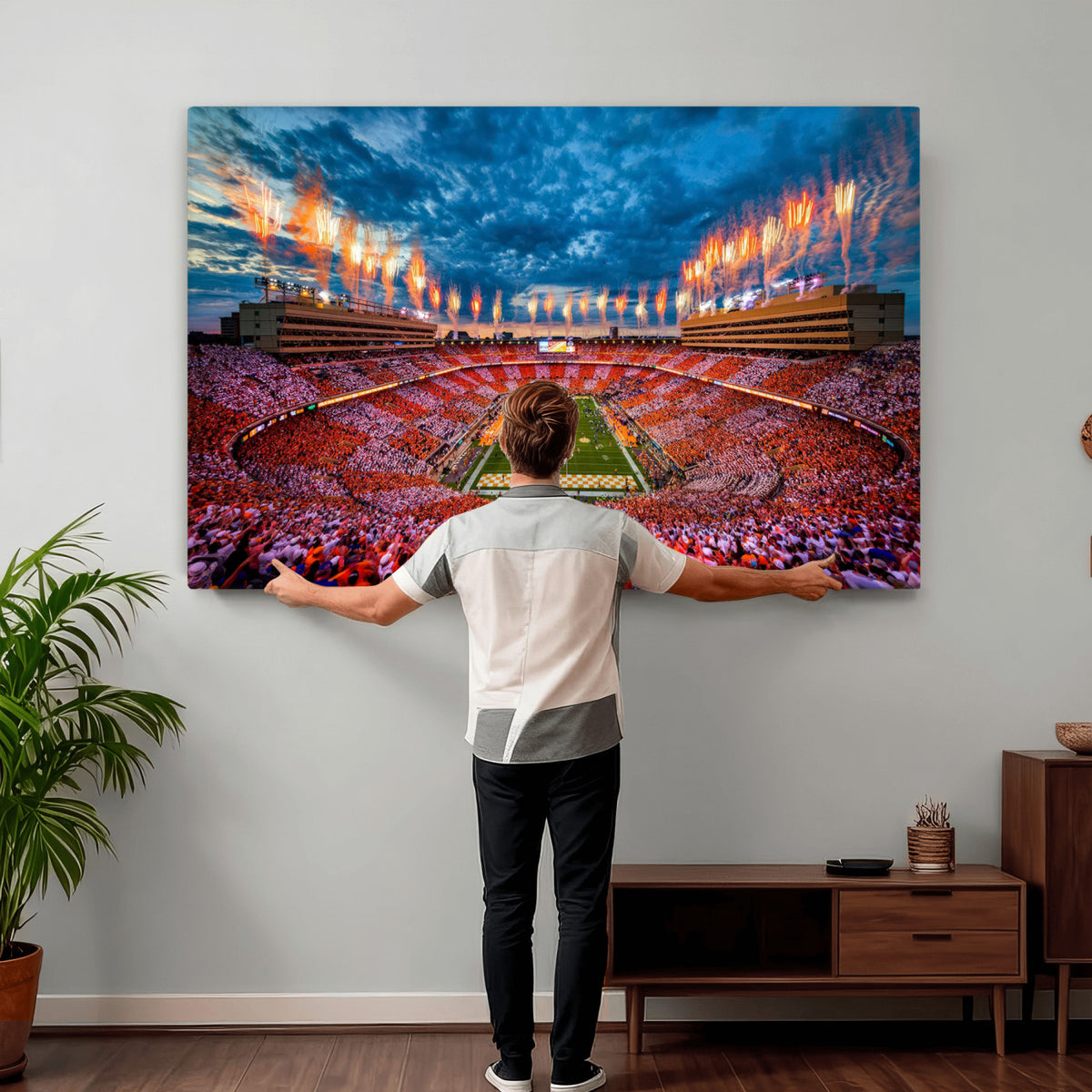 94266219-MGV-CV-36X24 - Tennessee Neyland Stadium Wall Art, Sports Arena Canvas