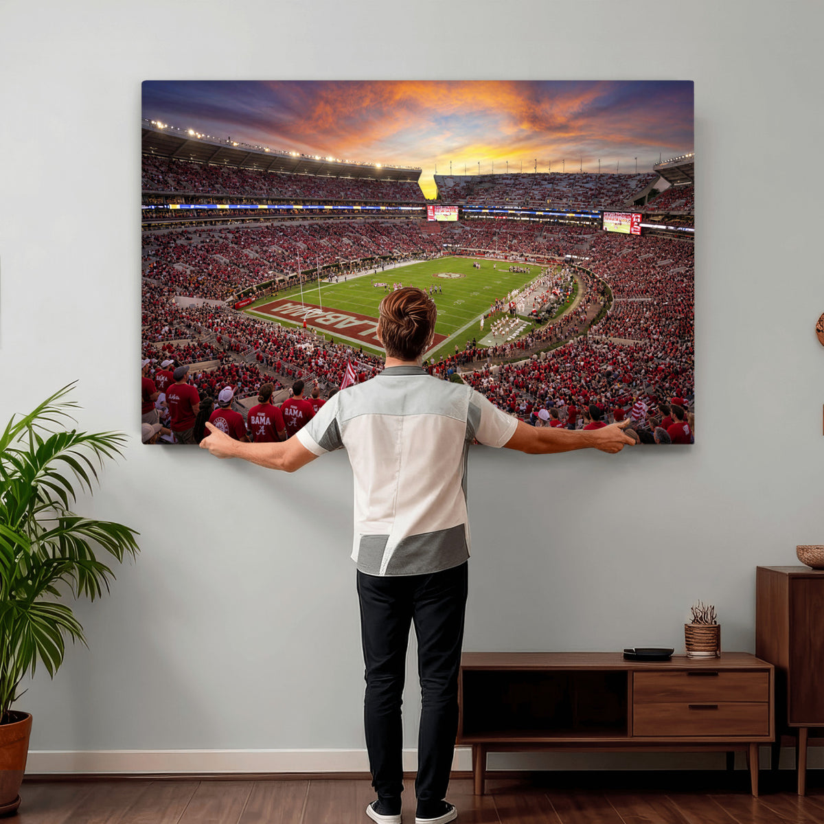 41995919-MGV-CV-36X24 - Stadium Wall Art Canvas Print