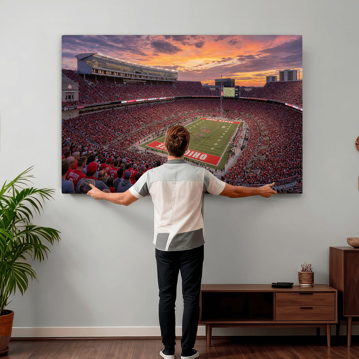 95137596-MGV-CV-36X24 - Stadium Wall Art Canvas Print