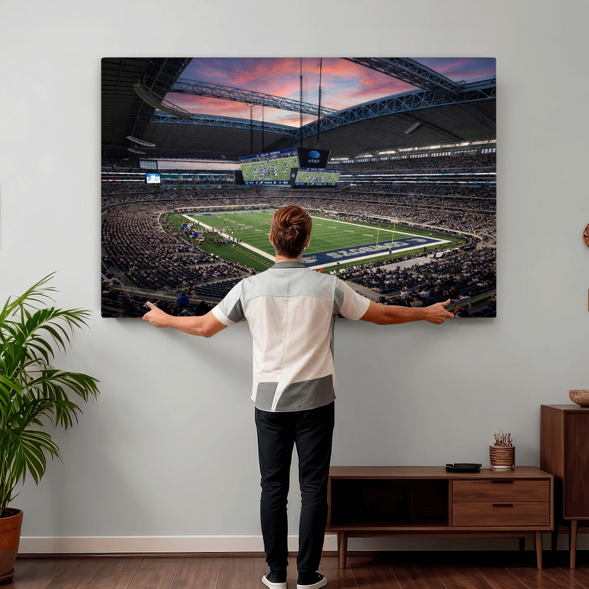 11530179-MGV-CV-36X24 - Stadium Wall Art Canvas Print