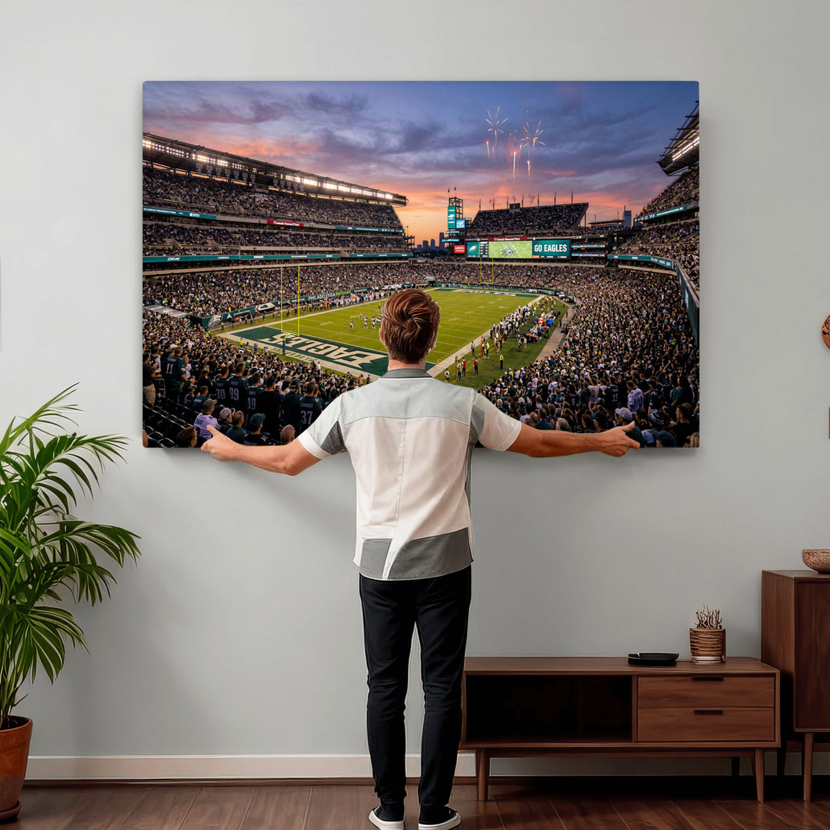 15549432-MGV-CV-36X24 - Stadium Wall Art Canvas Print