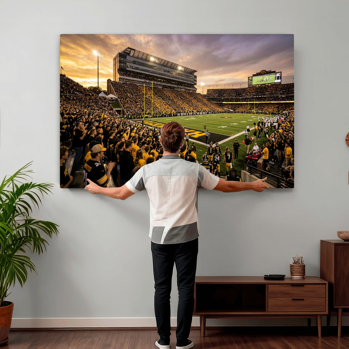 60847729-MGV-CV-36X24 - Stadium Wall Art Canvas Print