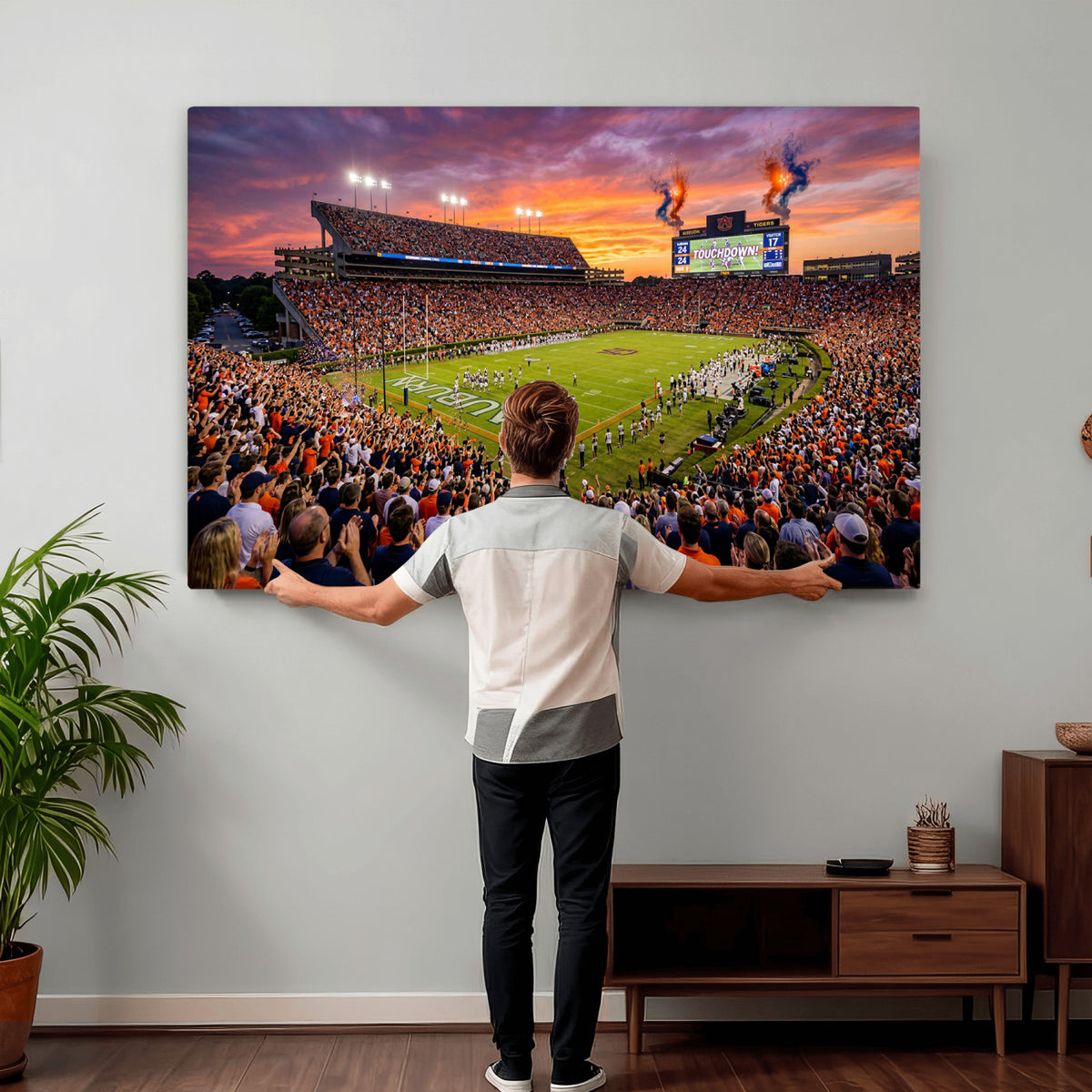 77756715-MGV-CV-36X24 - Stadium Wall Art Canvas Print