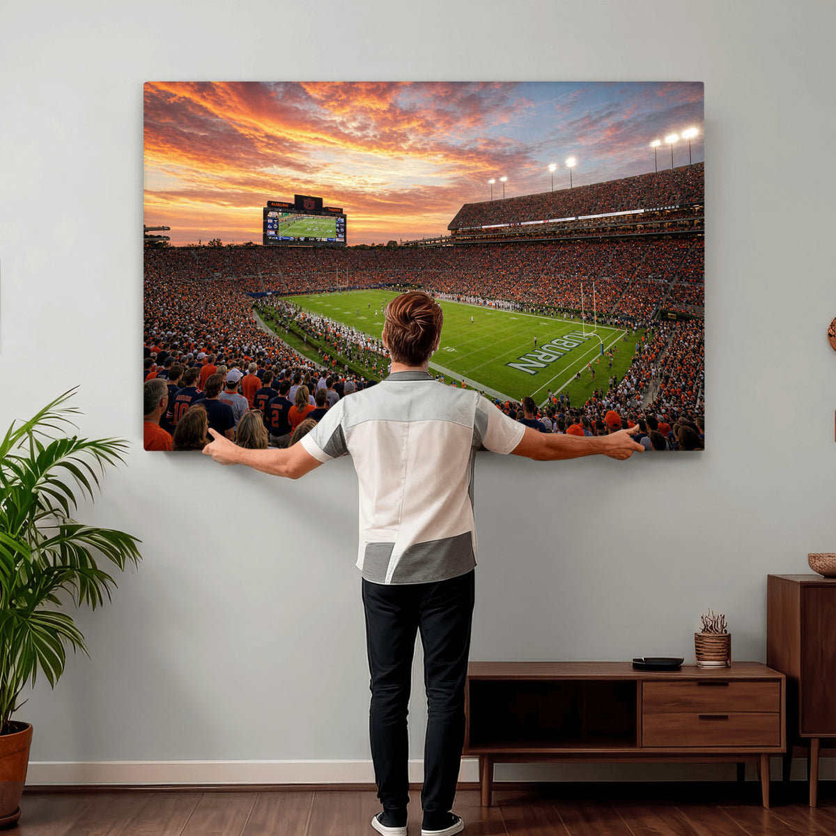 28631591-MGV-CV-36X24 - Stadium Wall Art Canvas Print