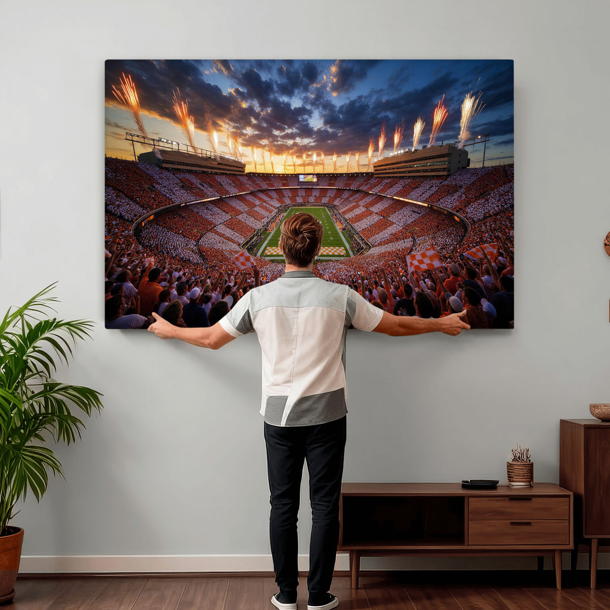 29672818-MGV-CV-36X24 - Stadium Wall Art Canvas Print