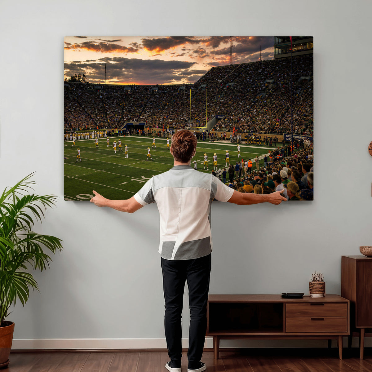 17703678-MGV-CV-36X24 - Stadium Wall Art Canvas Print