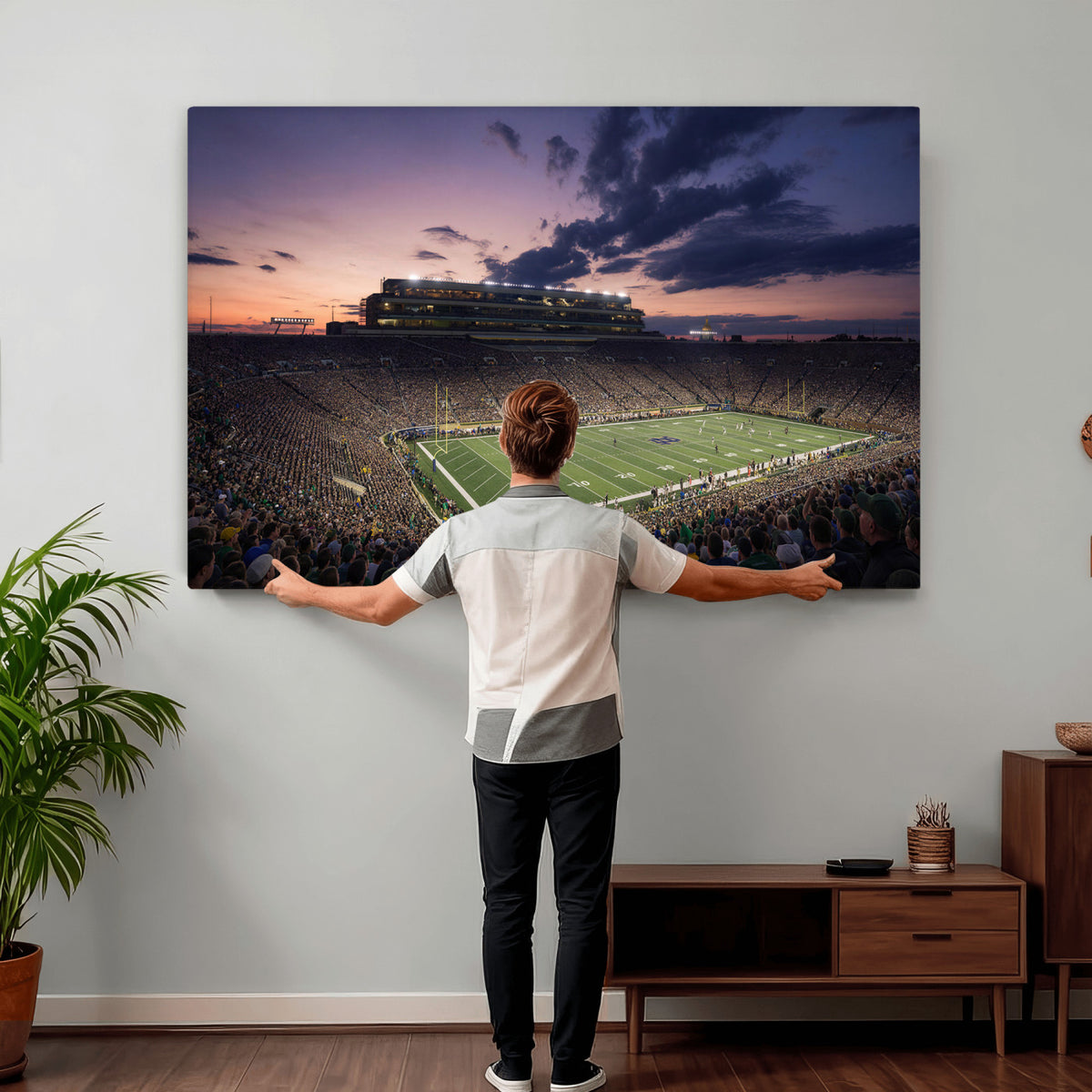 48837941-MGV-CV-36X24 - Stadium Wall Art Canvas Print