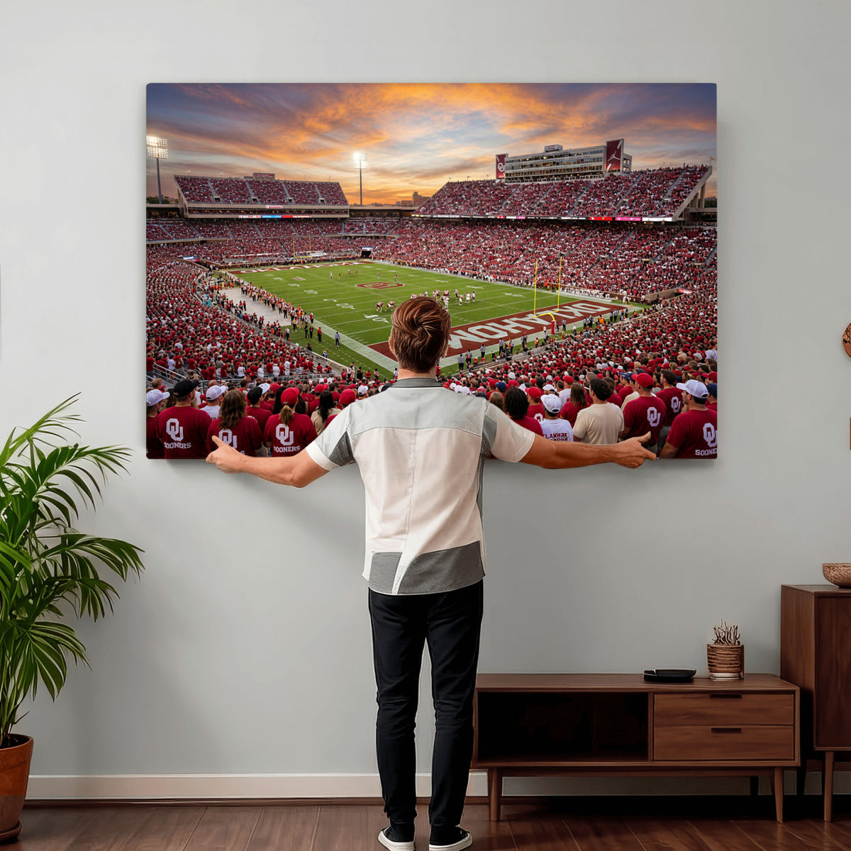 92718741-MGV-CV-36X24 - Stadium Wall Art Canvas Print