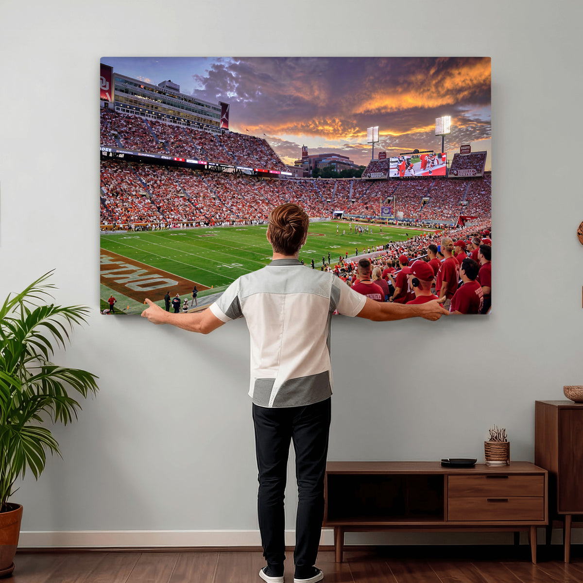 47794729-MGV-CV-36X24 - Stadium Wall Art Canvas Print
