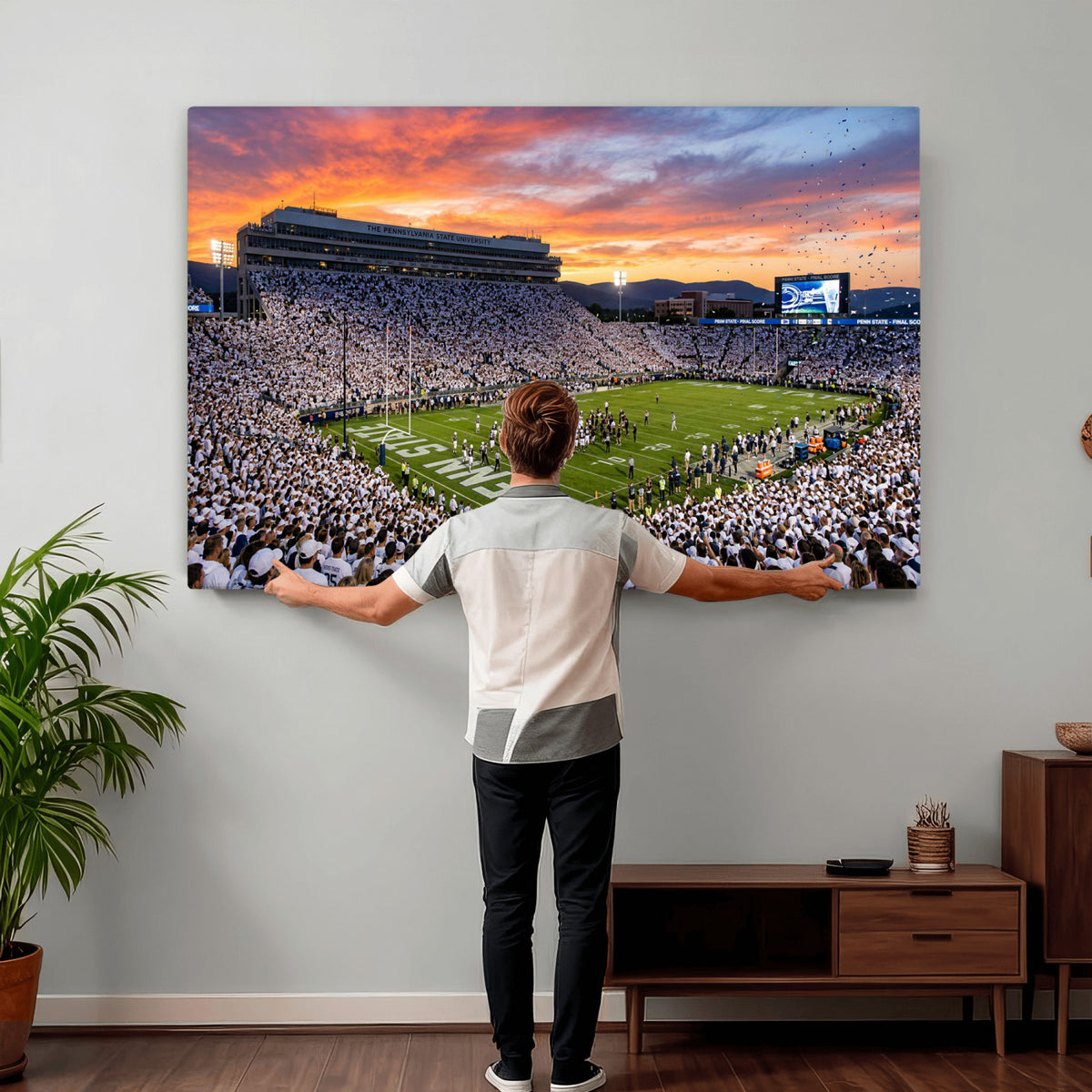73603863-MGV-CV-36X24 - Stadium Wall Art Canvas Print