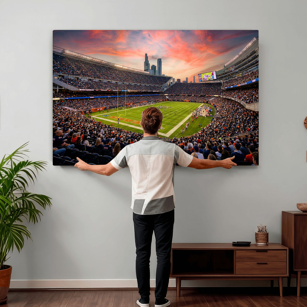 15295996-MGV-CV-36X24 - Stadium Wall Art Canvas Print