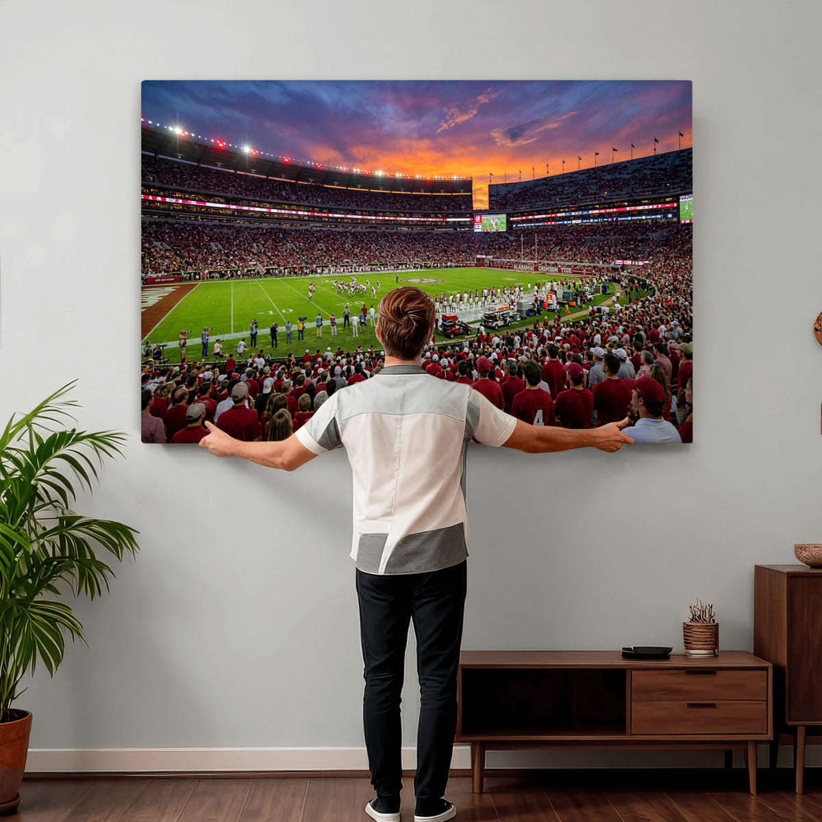47822048-MGV-CV-36X24 - Stadium Wall Art Canvas Print