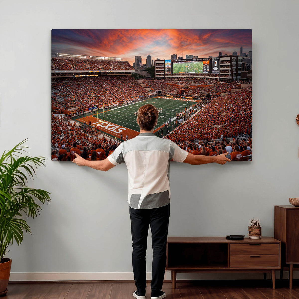 68564193-MGV-CV-36X24 - Stadium Wall Art Canvas Print