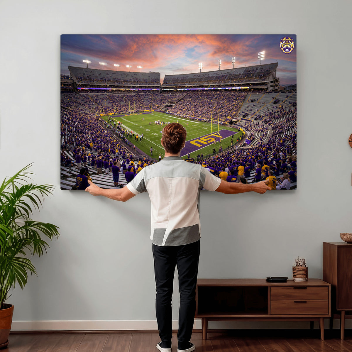 20281385-MGV-CV-36X24 - Stadium Wall Art Canvas Print