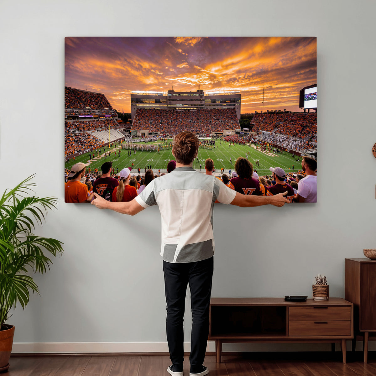 25873880-MGV-CV-36X24 - Stadium Wall Art Canvas Print