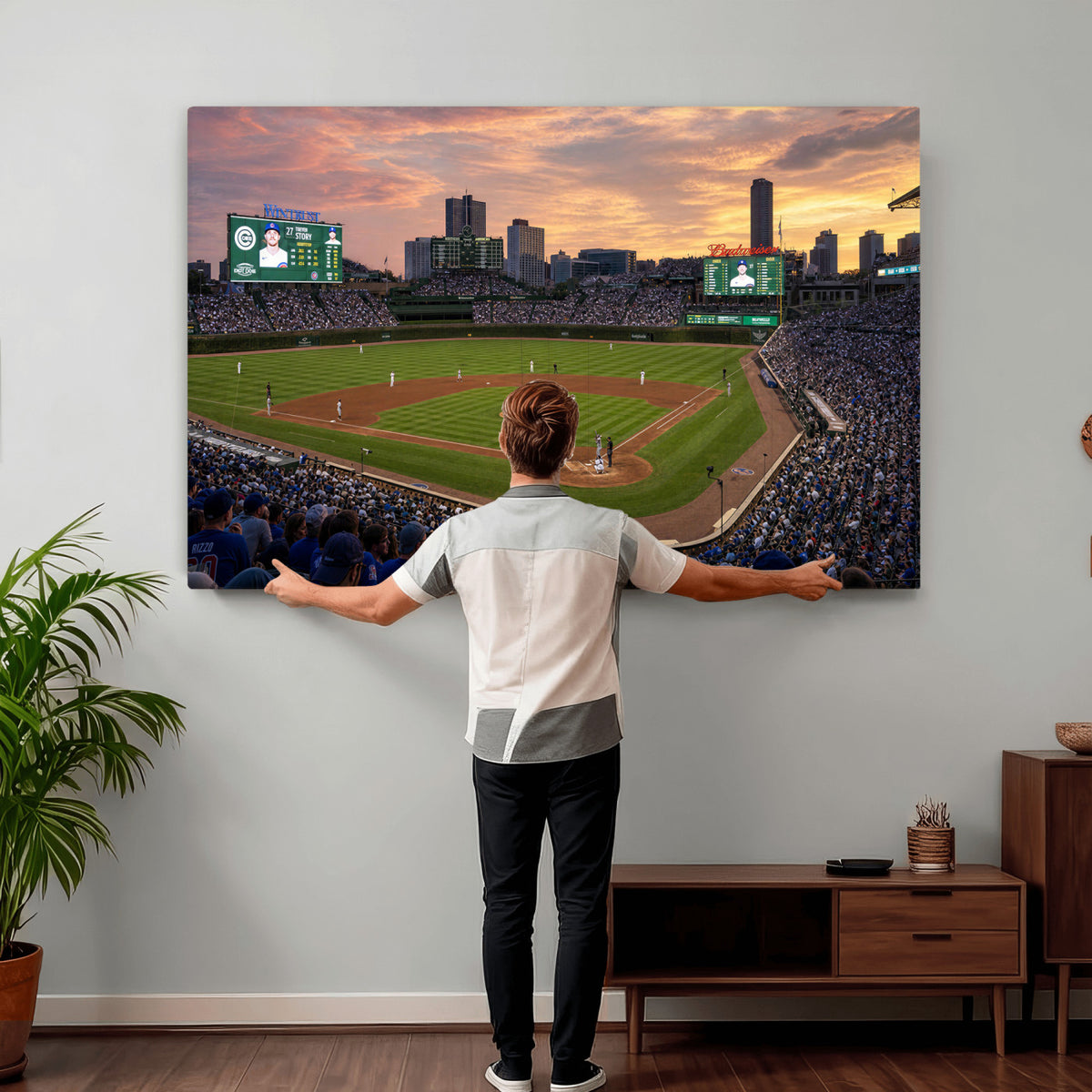 41641466-MGV-CV-36X24 - Stadium Wall Art Canvas Print