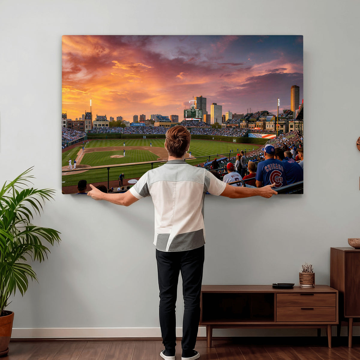 94073020-MGV-CV-36X24 - Stadium Wall Art Canvas Print