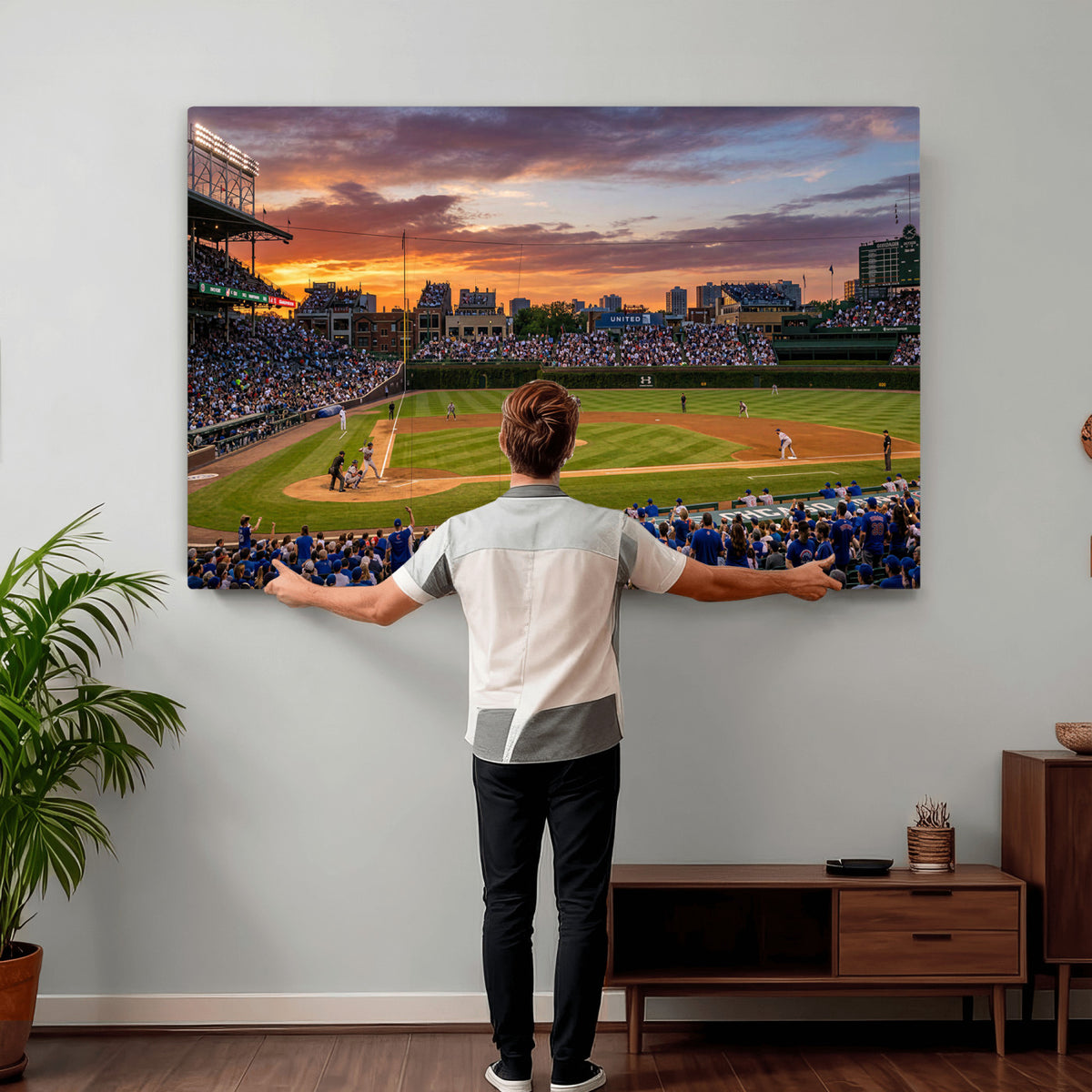 71103551-MGV-CV-36X24 - Stadium Wall Art Canvas Print