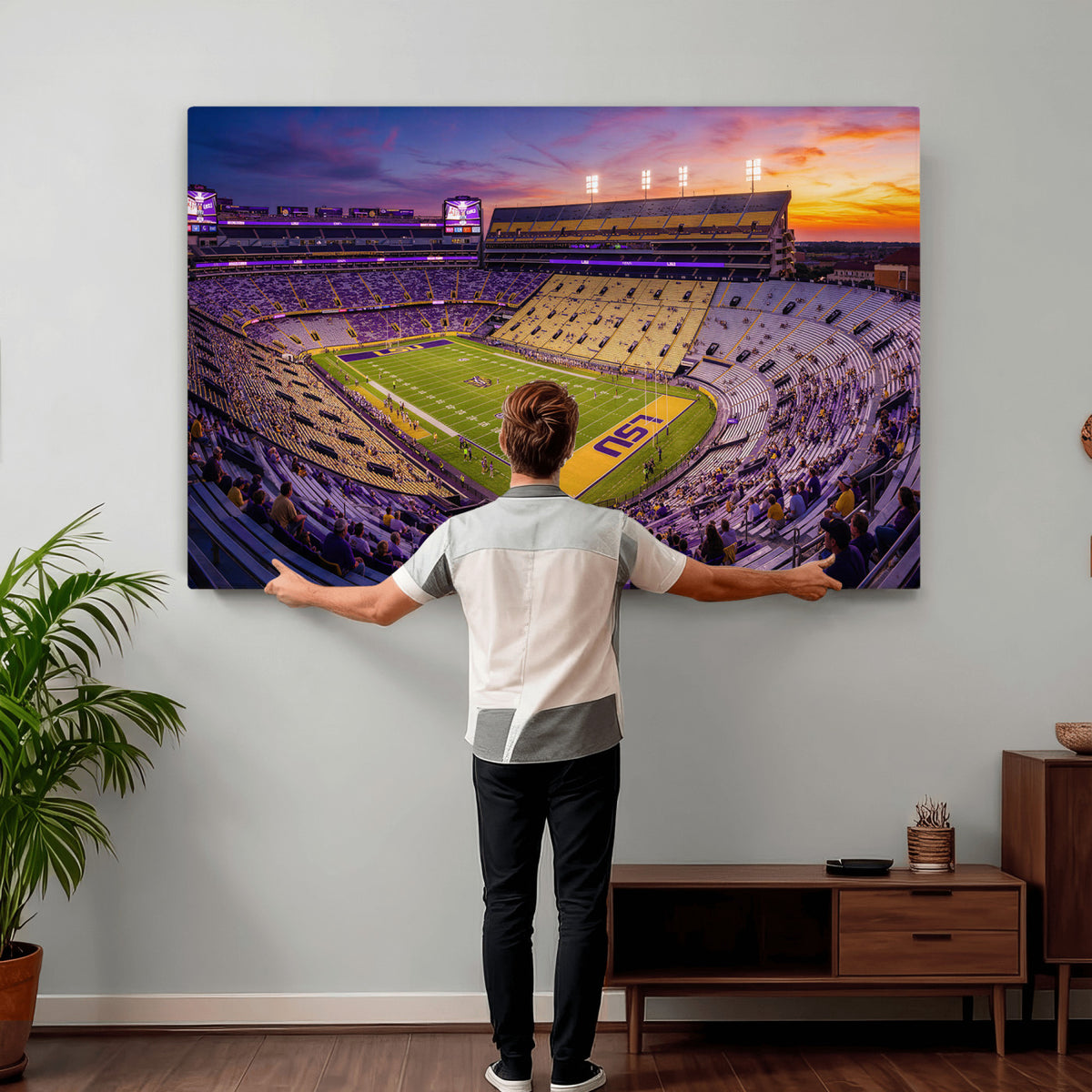 21378512-MGV-CV-36X24 - Stadium Wall Art Canvas Print