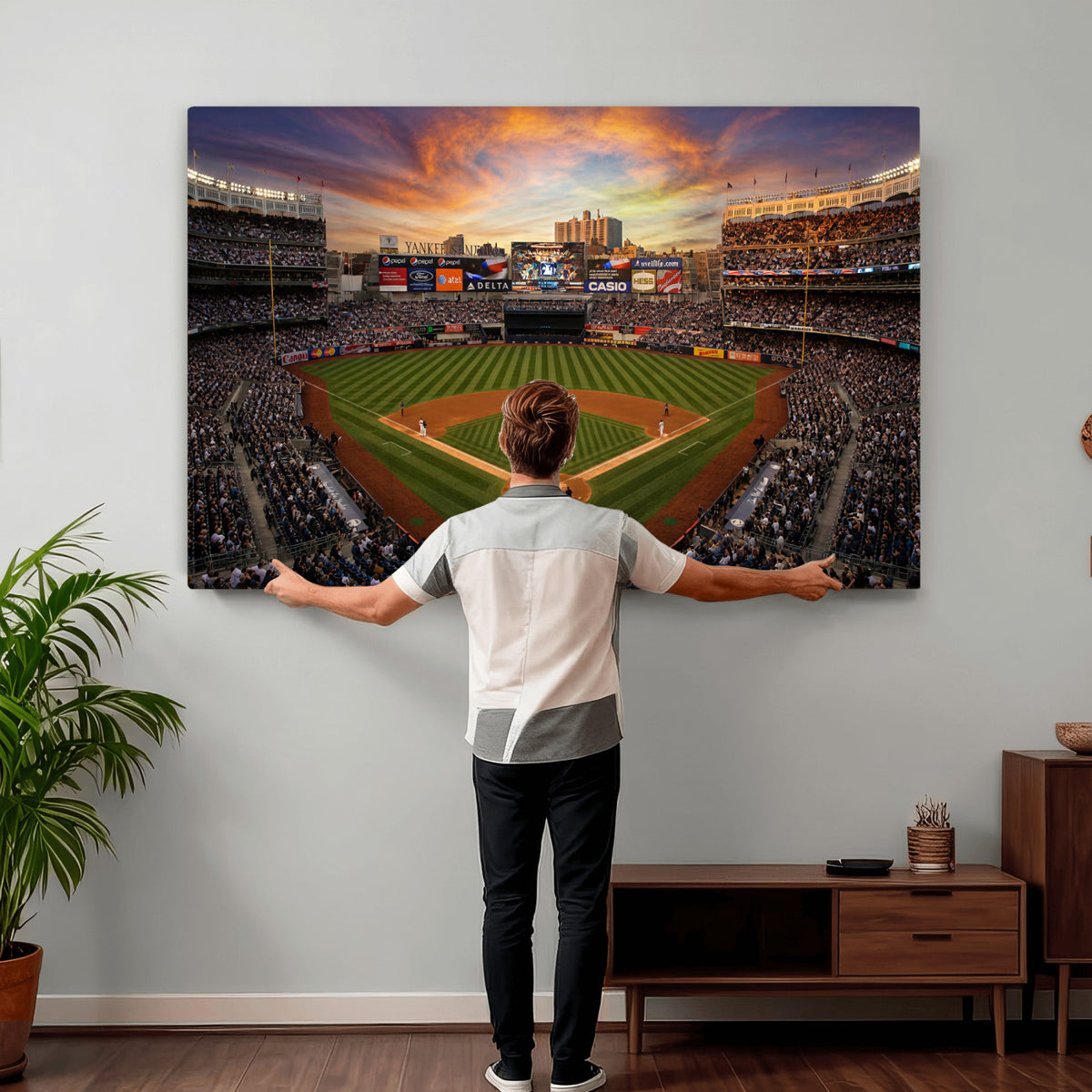 71157927-MGV-CV-36X24 - Stadium Wall Art Canvas Print