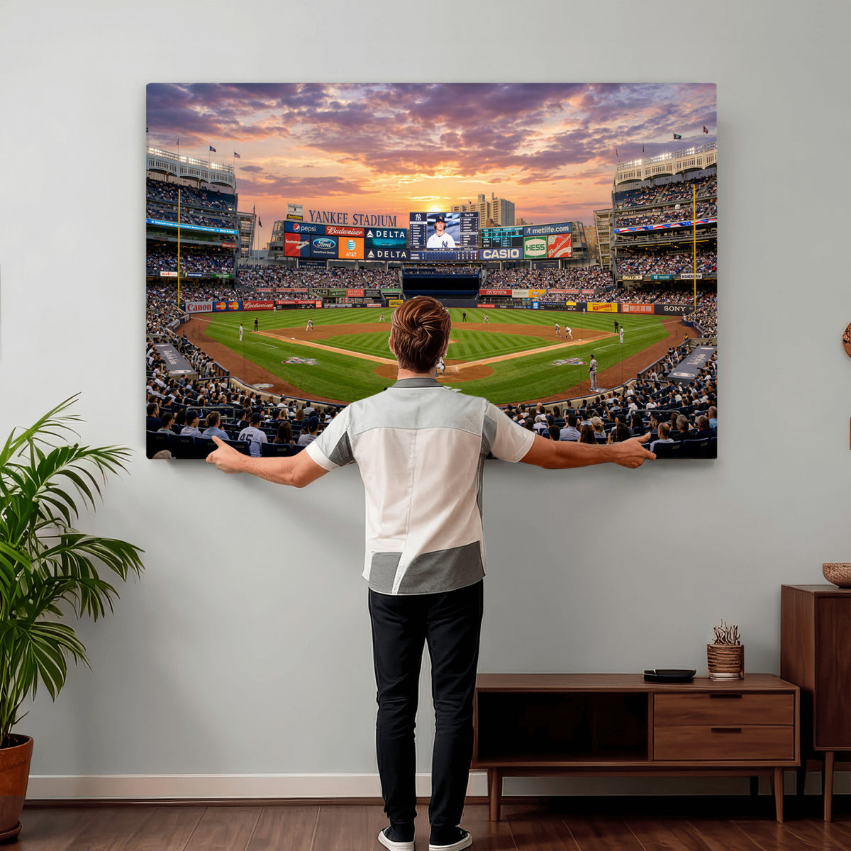 26297292-MGV-CV-36X24 - Stadium Wall Art Canvas Print