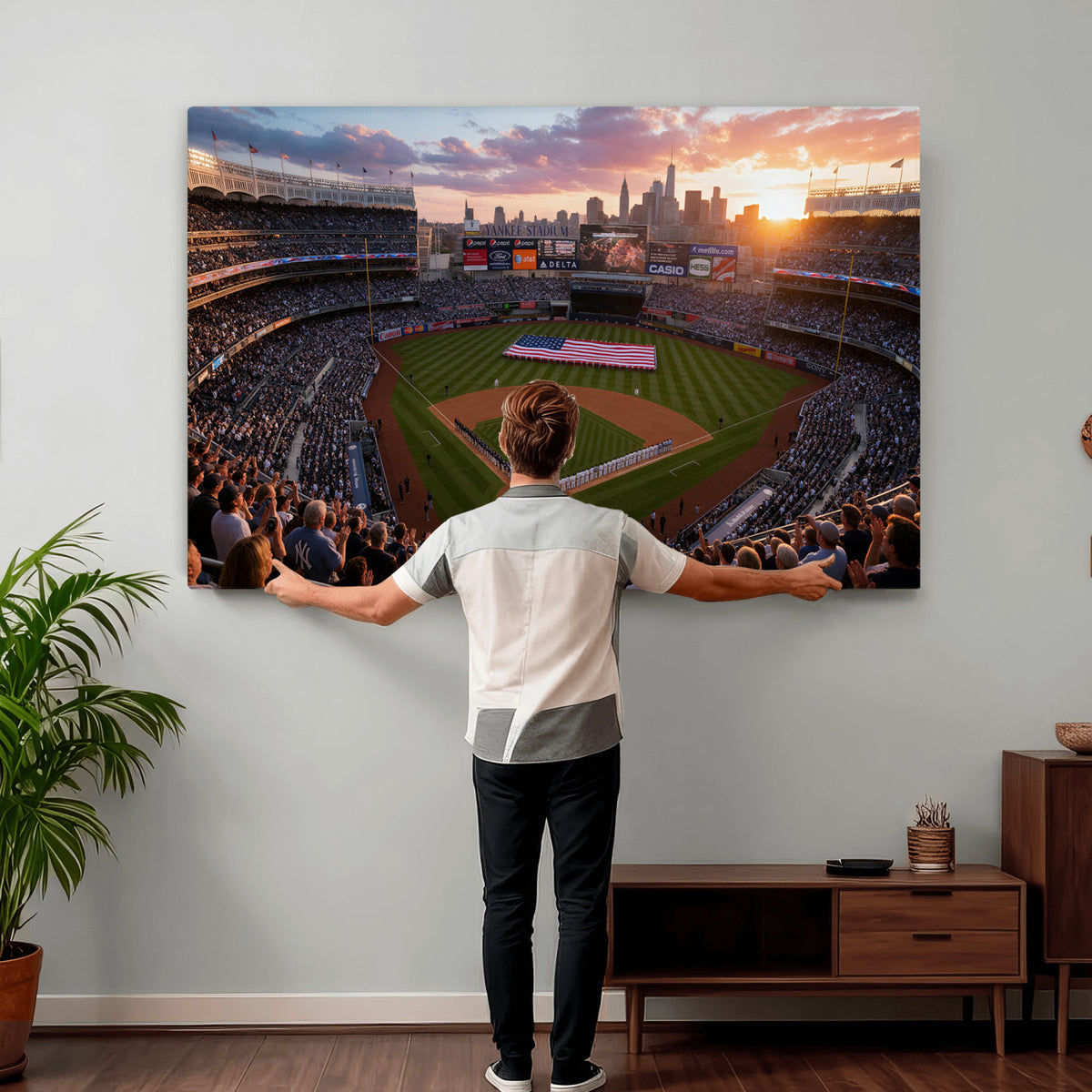 43632742-MGV-CV-36X24 - Stadium Wall Art Canvas Print