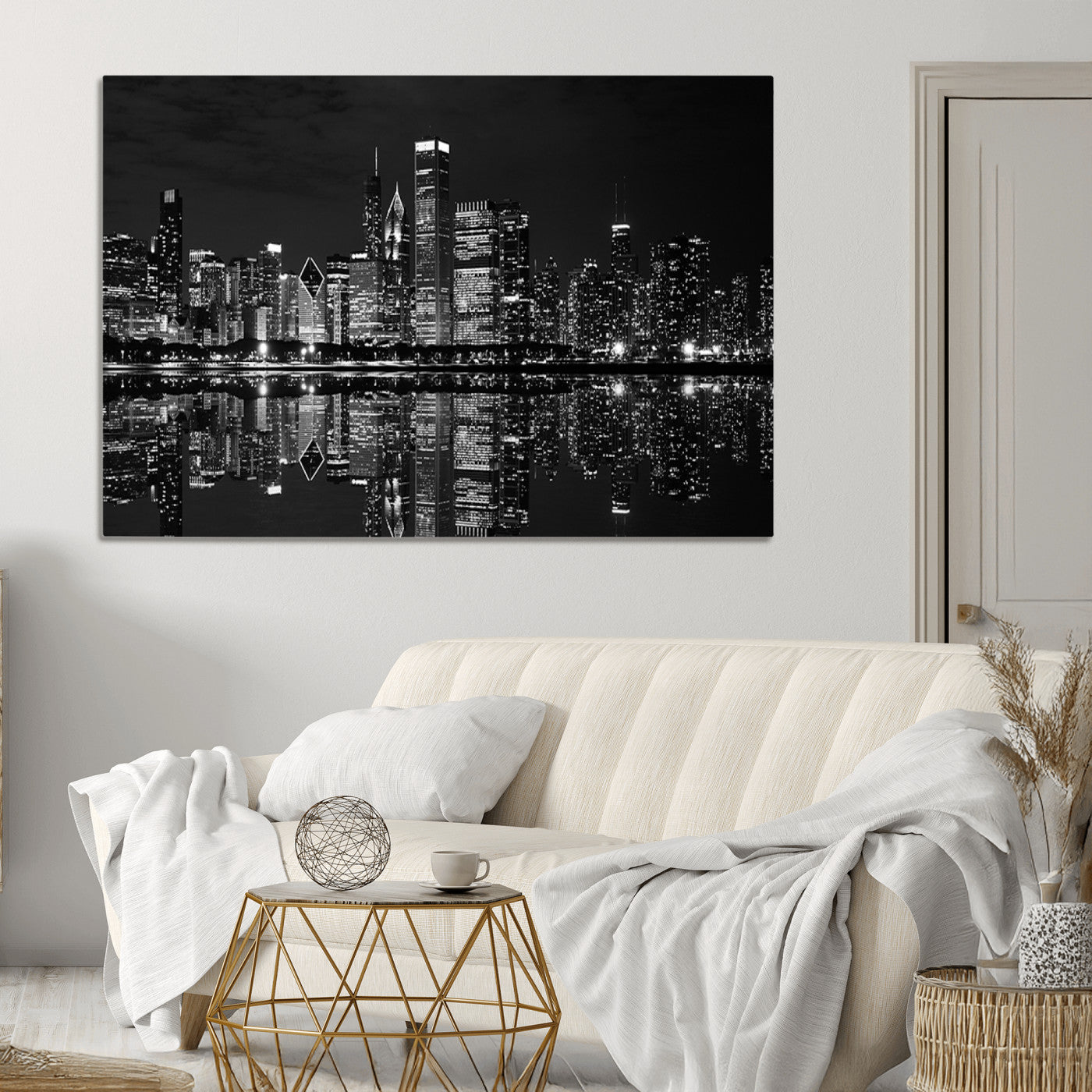 15050-MGV-CV-36X24-Chicago Wall Art Canvas Print