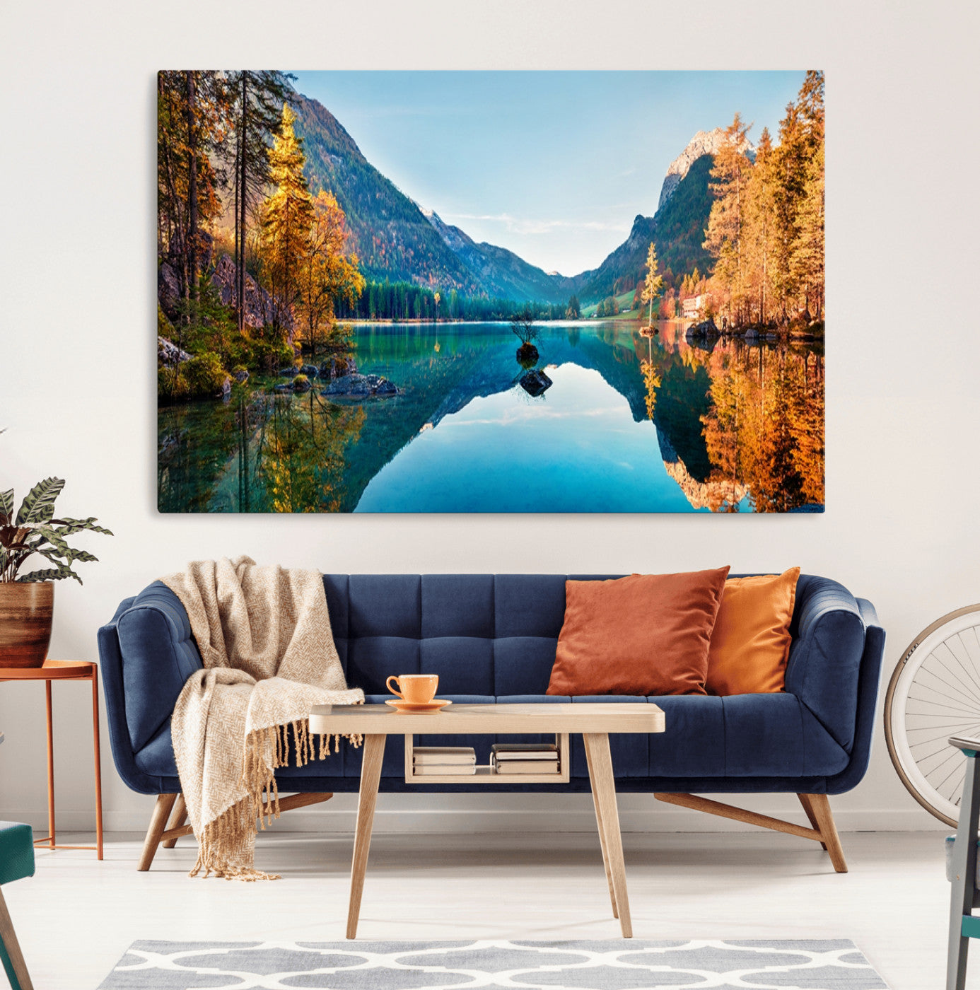 MGV-CV-36X24 - Fantastic Autumn Panorama Wall Art Canvas Print