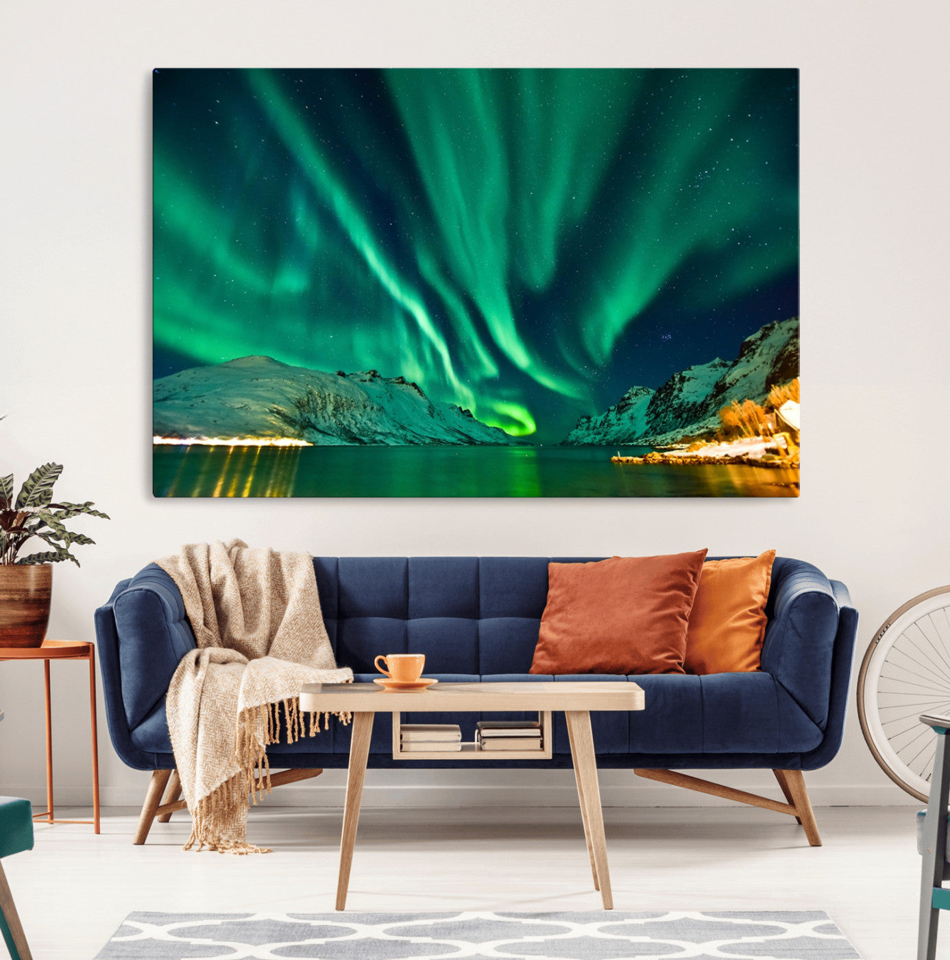 MGV-CV-36X24 - Northern Lights Wall Art Canvas Print