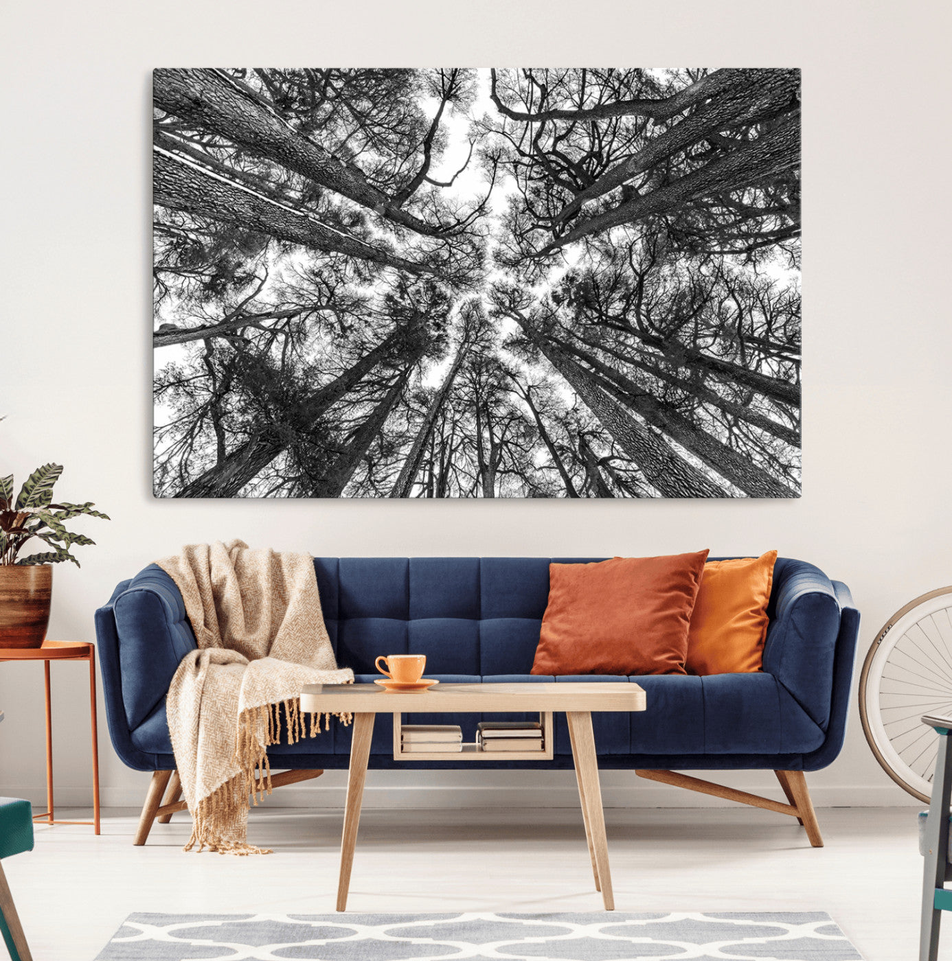 33934-MGV-CV-36X24-Trees Contemporary Art Canvas Print