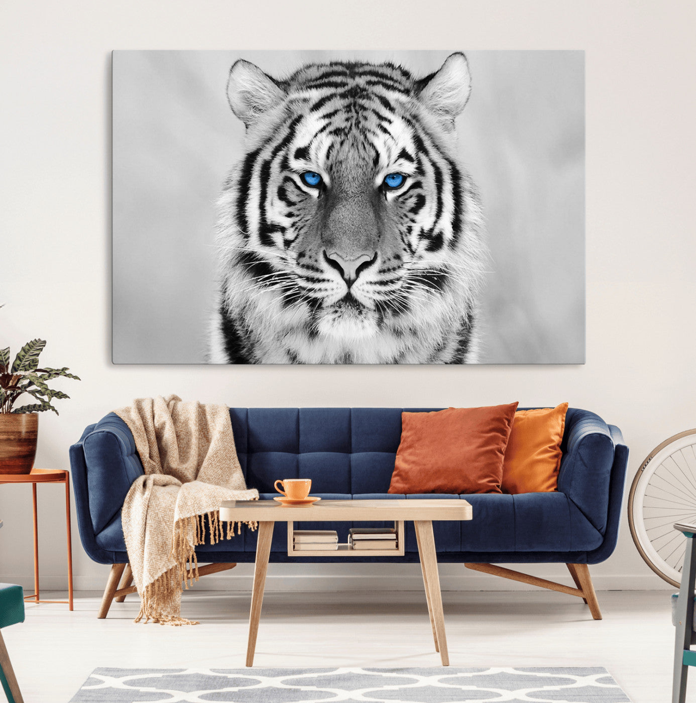 MGV-CV-36X24 - Tiger Canvas Artwork Wall Art Print