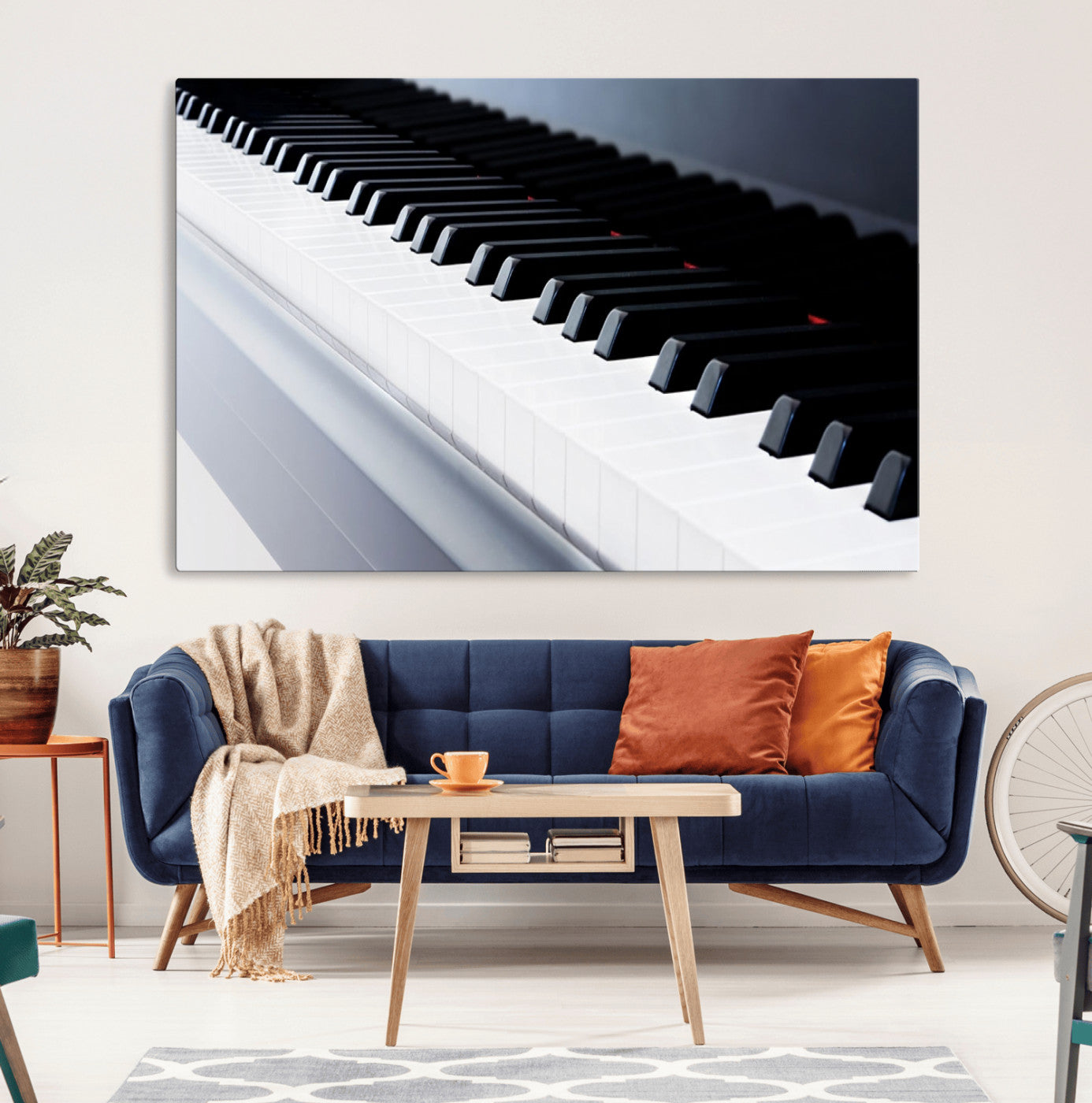73351-MGV-CV-36X24-Piano Artwork Canvas Wall Art Print