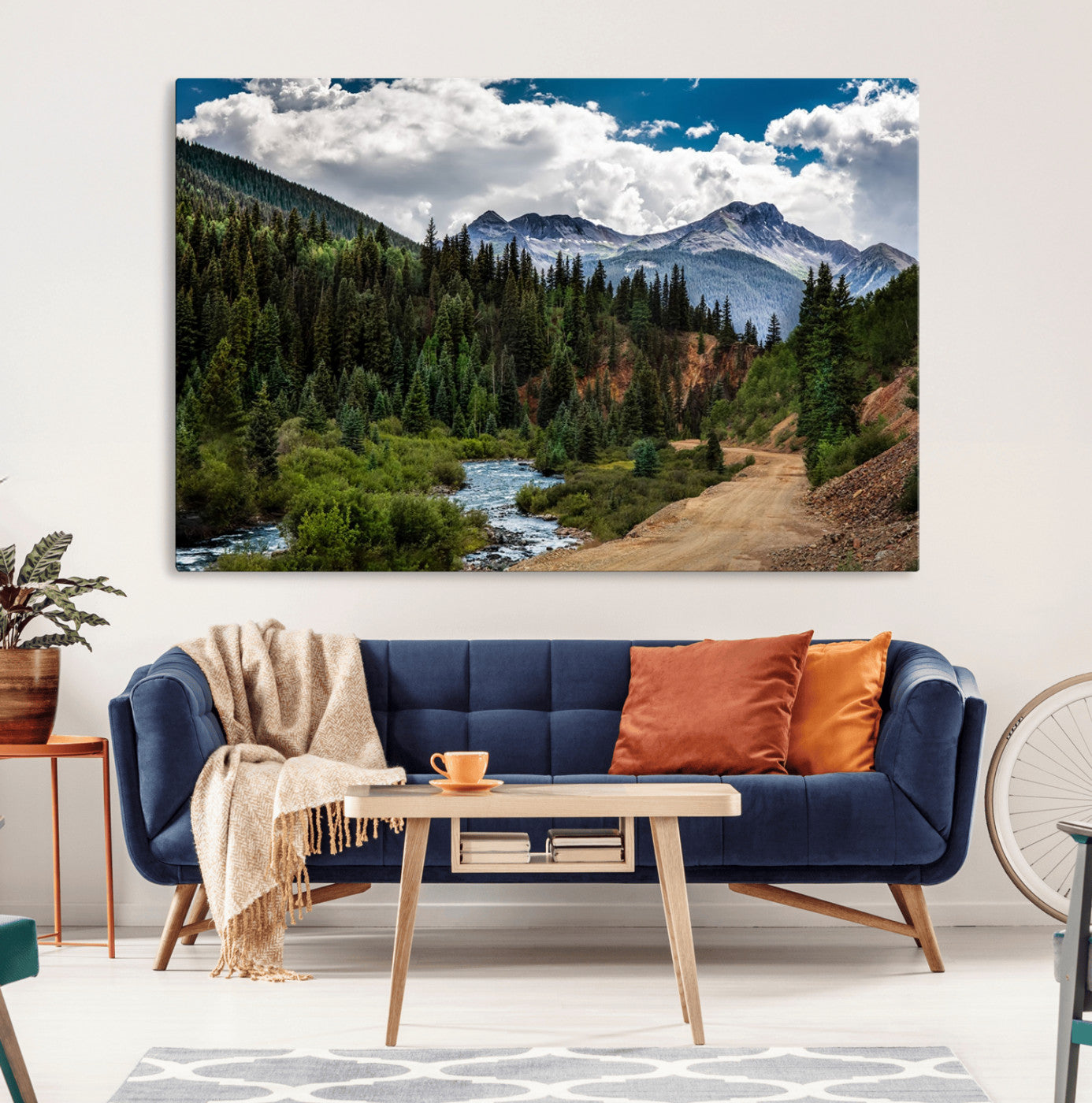MGV-CV-36X24 - San Juan Nal Forest Wall Art Landscape Canvas Print