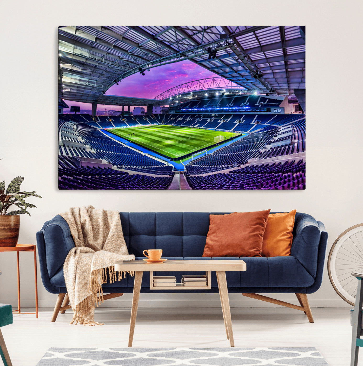 -FC Porto Soccer Team Print Canvas- Dragon Stadium Wall Art Canvas Print